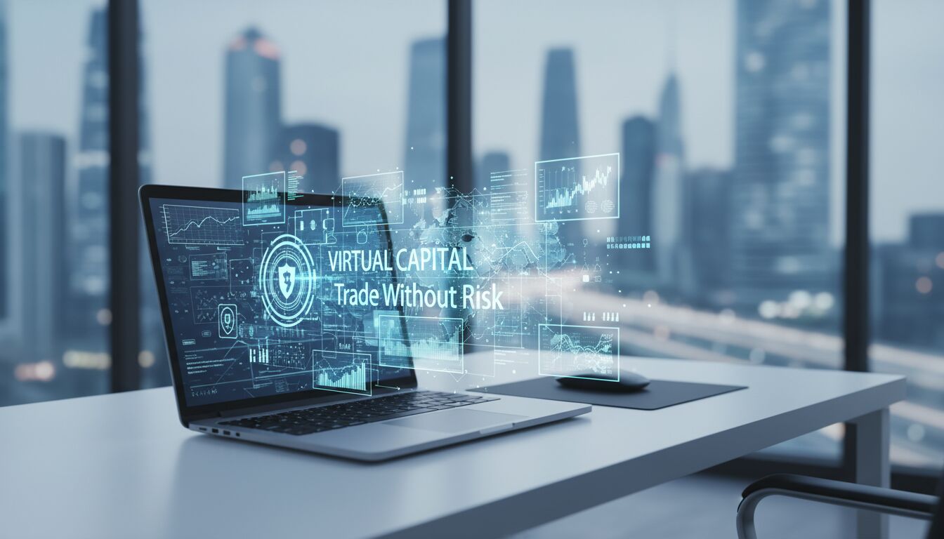 Découvrez le capital virtuel et apprenez à trader sans risque. Entraînez-vous avec de l'argent fictif pour maîtriser les marchés avant d'investir réellement.